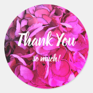 Handgeschriebenes Skript Vielen Dank! Etiketten Runder Aufkleber