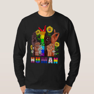 Handgespräch mit der menschlichen Zeichensprache L T-Shirt