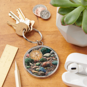 Handgestrichene Originalkunst Schlüsselanhänger