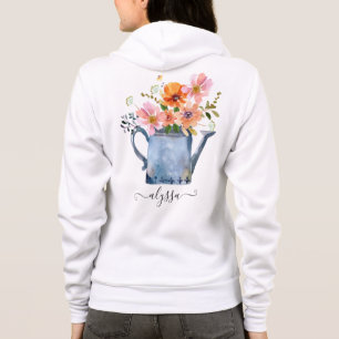 Handgestrichene Wasserfarben Hoodie