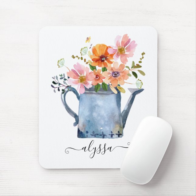 Handgestrichene Wasserfarben Mousepad (Mit Mouse)