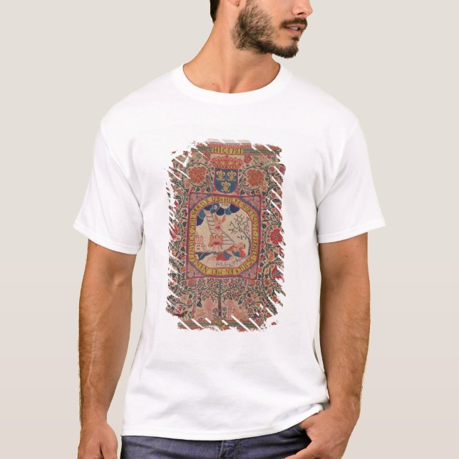 Handgestrickter Teppich, der Jakobs Traum, Elsass T-Shirt (Vorderseite)