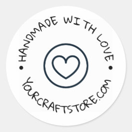 Handgewerbe Runder Aufkleber