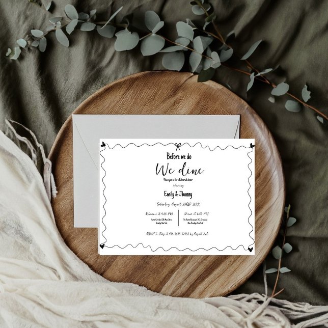 Handgezeichnet, bevor wir essen Probe Abendessen Ankündigung (Von Creator hochgeladen)