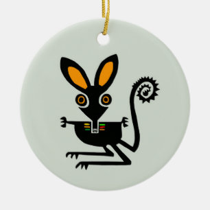 Handgezeichnet - BILBY - Natur - Ökologie Keramik Ornament