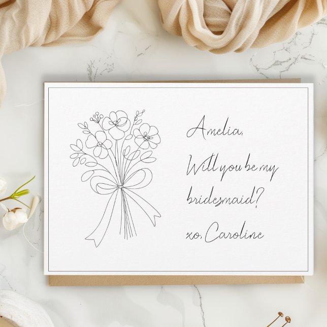 Handgezeichnet Bugs- und Blume-Bräunungskarte Einladung (Von Creator hochgeladen)
