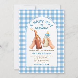 Handgezeichnet: Eine Babyparty für einen kleinen J Einladung