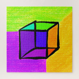 Handgezeichnet geometrische Abbildung 70er Retro d
