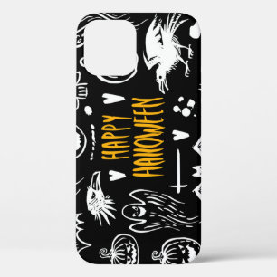 Handgezeichnet Halloween-Symbole, Vintage Sammlung Case-Mate iPhone Hülle