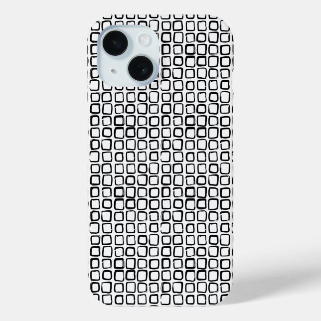HandGezeichnet iPhone Case für die Raster-Mate-Gri (Rückseite)