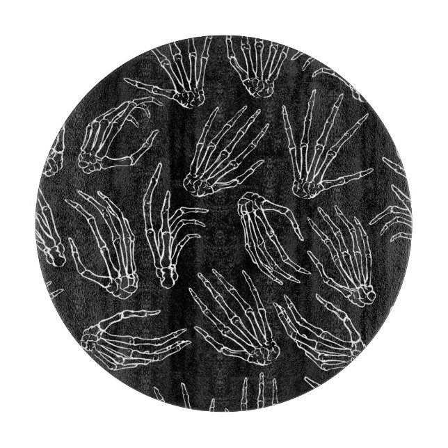 HandGezeichnet Knochen, Stilhintergrund. Schneidebrett (Vorderseite)