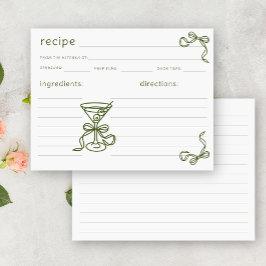 handgezeichnet Martini Bridal Rezept