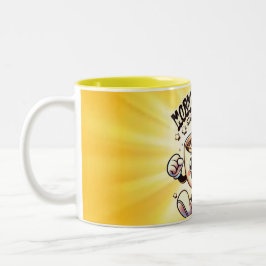 HandGezeichnet moderne Kalligrafie Zitat-Tasse Zweifarbige Tasse