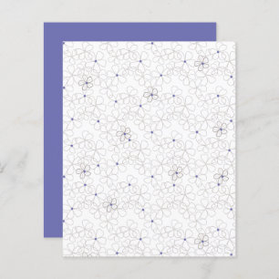 Handgezeichnet Periwinkle-Blume-Scrapbook