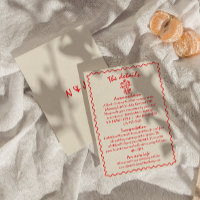 HandGezeichnet Retro-Quirky Einzigartige Hochzeitd