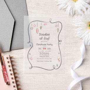 HandGezeichnet Scribble Playful Doodle Weihnachts-