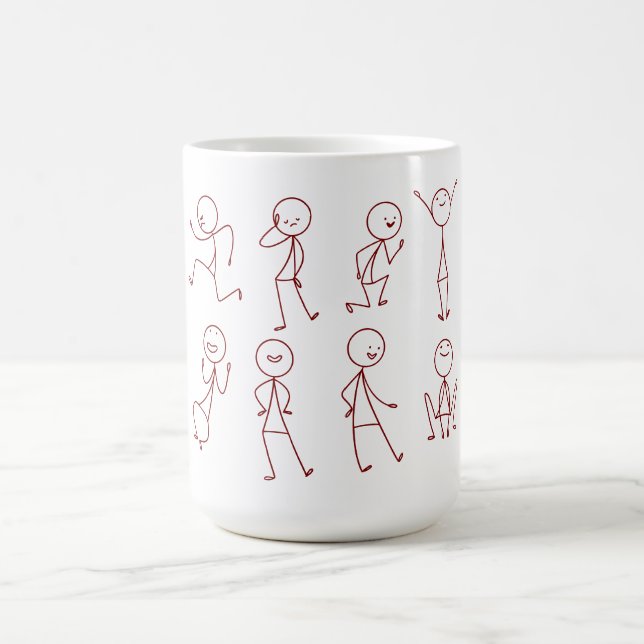HandGezeichnet Stickman Collection Tasse (Mittel)
