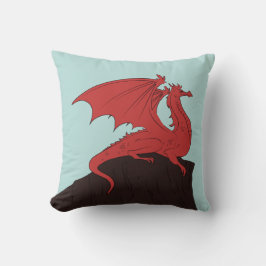 Handgezeichnet Stroke Dragon Design Kissen