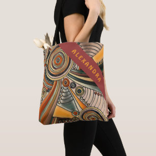 Handgezeichnet von EDDArt - Gedanken 1 Tasche
