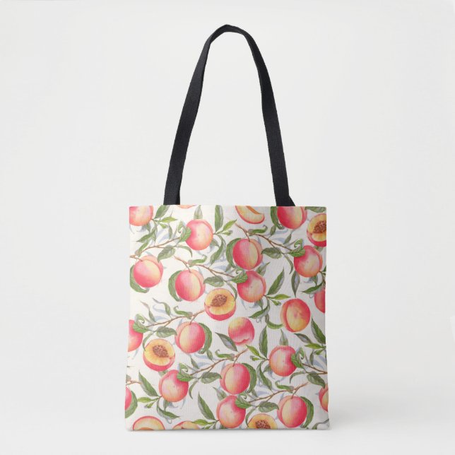Handgezeichnet Wasserfarbenmuster mit Orange Tasche (Vorderseite)