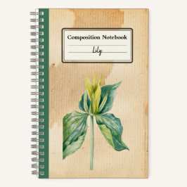 Handgezeichnet Weckte Robin Personalisierte Zusamm Notizbuch