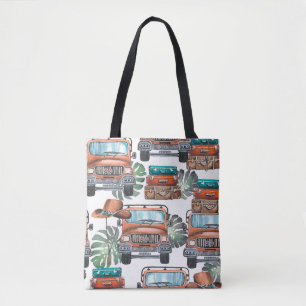 Handgezeichnete Abbildung. Nahtlose Wasserfarbe Tasche