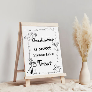 Handgezeichnete Abschlüsse im Doodles-Stil Poster