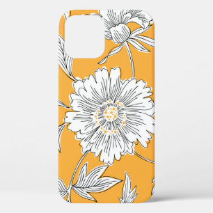 Handgezeichnete abstrakte Blume. Zugkraft Case-Mate iPhone Hülle