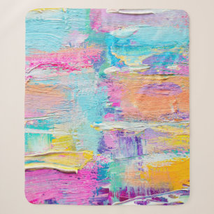 Handgezeichnete Acrylmalerei. Abstrakte Kunst Sherpadecke