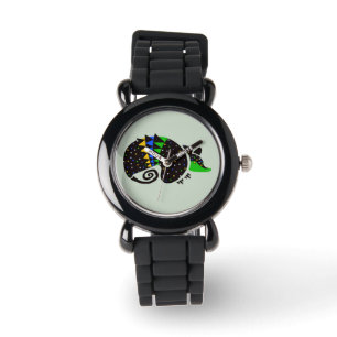 Handgezeichnete ARMADILLO - Wildtiere - Natur Armbanduhr