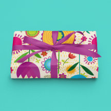 Handgezeichnete Blume Flachpapier