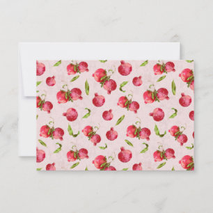 Handgezeichnete botanische Illustration eines Gran Dankeskarte