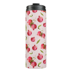 Handgezeichnete botanische Illustration eines Gran Thermosbecher