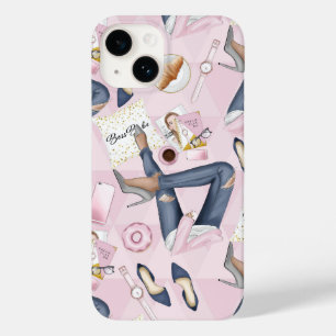 Handgezeichnete Chefin Case-Mate iPhone 14 Hülle