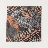 Handgezeichnete Doodle-Palm-Blätter