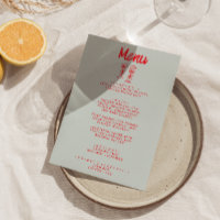 Handgezeichnete farbenfrohe Quirky Champagner Retr