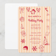 Handgezeichnete Feiertagsparty