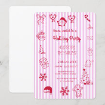 Handgezeichnete Feiertagsparty