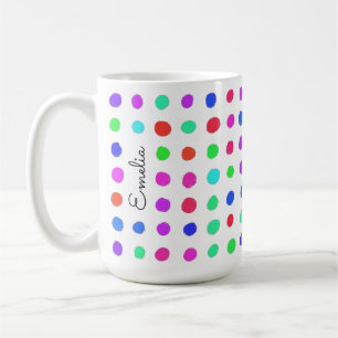 Handgezeichnete Felder personalisierte Umarmung Kaffeetasse