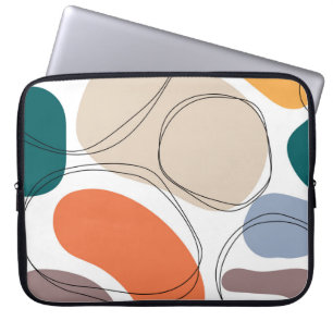 Handgezeichnete geometrische, nahtlose, moderne ab laptopschutzhülle