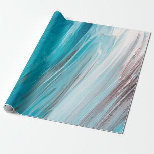 Handgezeichnete Gouachmalerei. Abstrakte Kunst Geschenkpapier