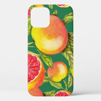 Handgezeichnete Grapefruits Nahtloses Muster Case-Mate iPhone Hülle