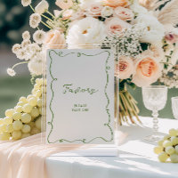 Handgezeichnete Green Frame Favoriten