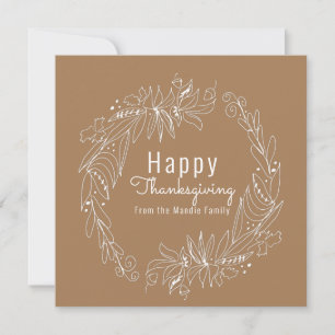 Handgezeichnete Illustration eines Thanksgiving-Ei