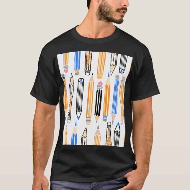 Handgezeichnete Illustration T-Shirt (Vorderseite)