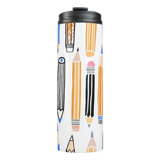 Handgezeichnete Illustration Thermosbecher (Vorderseite)