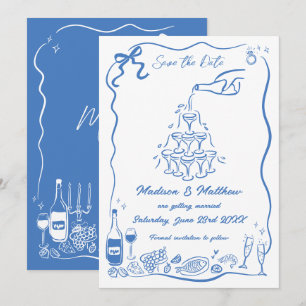 Handgezeichnete Illustrationen Scribble Doodles Ho Save The Date