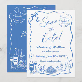 Handgezeichnete Illustrationen Scribble Doodles Ho Save The Date