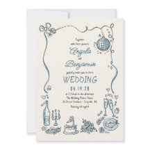 Handgezeichnete Illustrationen Whimsical Retro Hoc