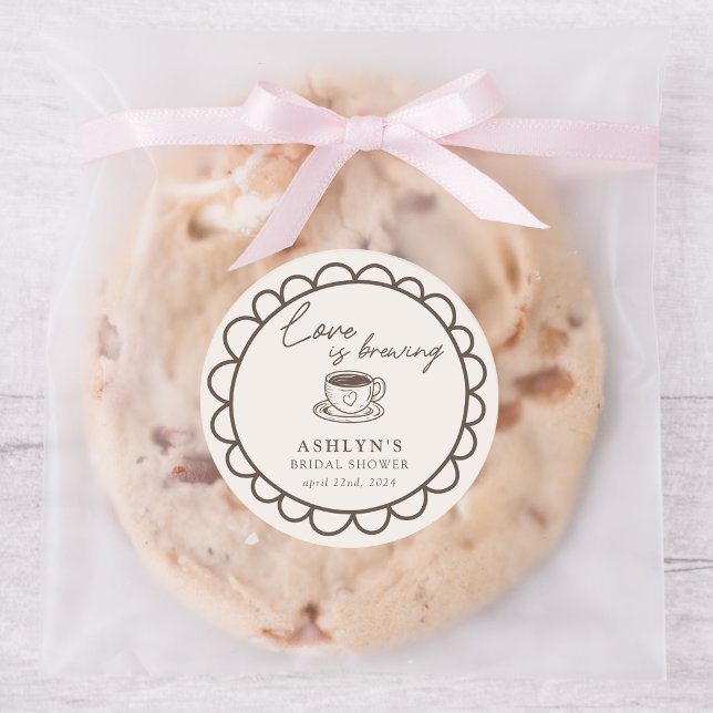 Handgezeichnete Kaffeemaschine Brautparty Sticker (Von Creator hochgeladen)